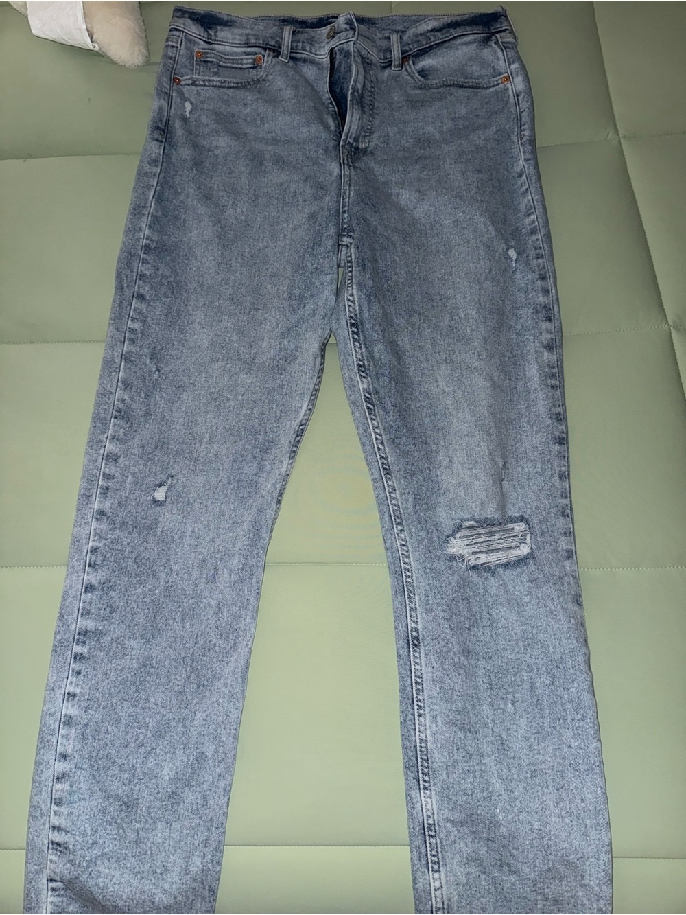 GAP Light Blue Denim Cigarette High Rise Jeans